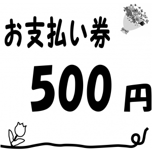 お支払い券(500円)