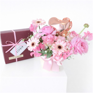 ホワイトデーバルーンアレンジ・エスポワールクッキーセット